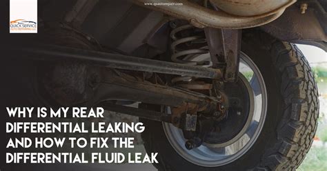 6 Causes of a Differential Leak & How to Fix Them